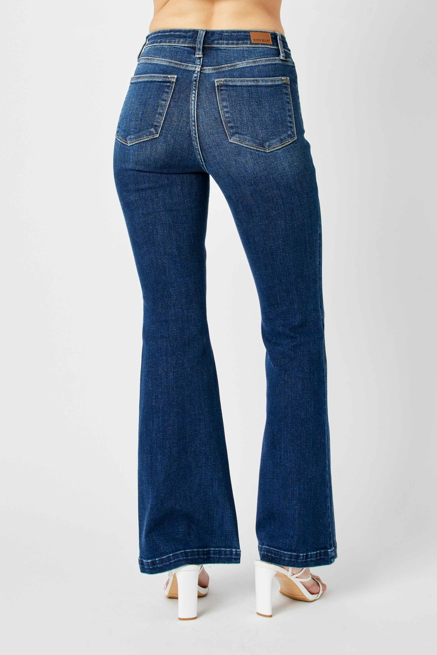 Judy Blue High Waist Flare Detail Jeans 82538