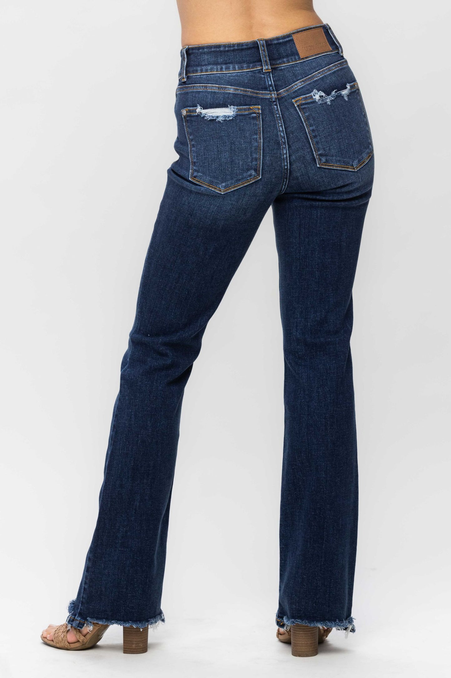 Judy Blue High Waisted Vintage Frayed Hem Bootcut 82568