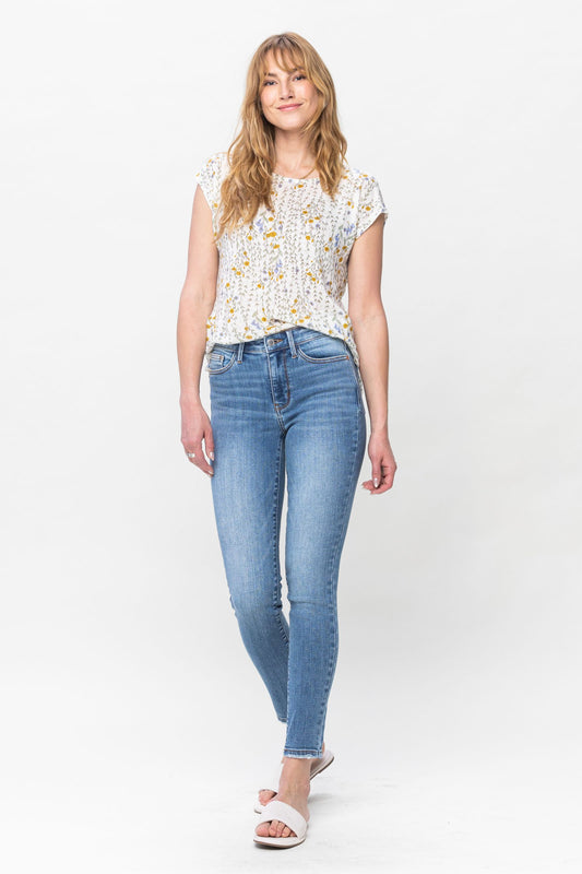 Judy Blue Non-Distressed Skinny Jeans 82548